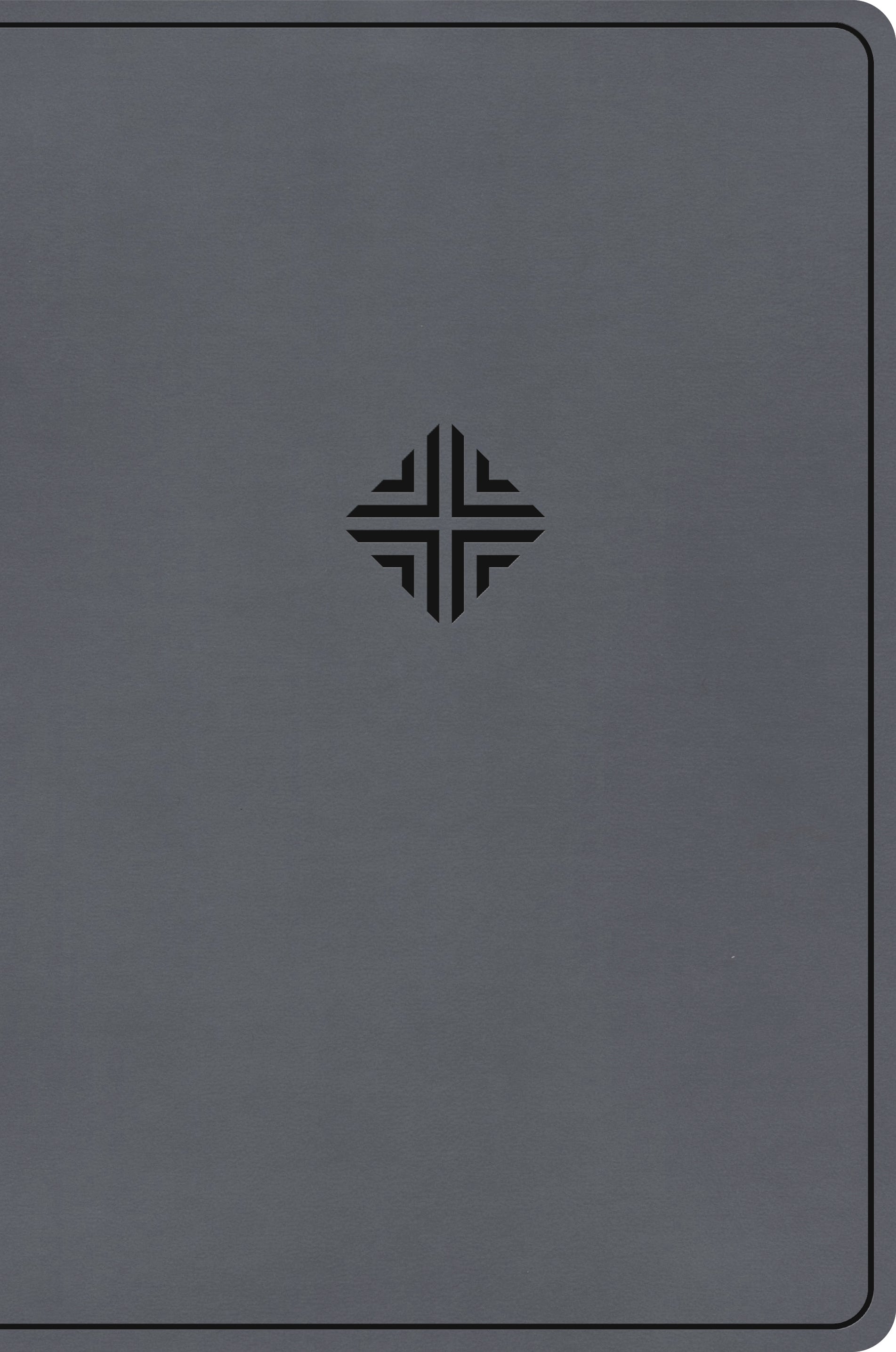 CSB Large Print Thinline Bible Value Edition, Charcoal (Red Letter Edition)