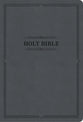 KJV Large Print Thinline Bible Value Edition, Charcoal (Red Letter Edition)