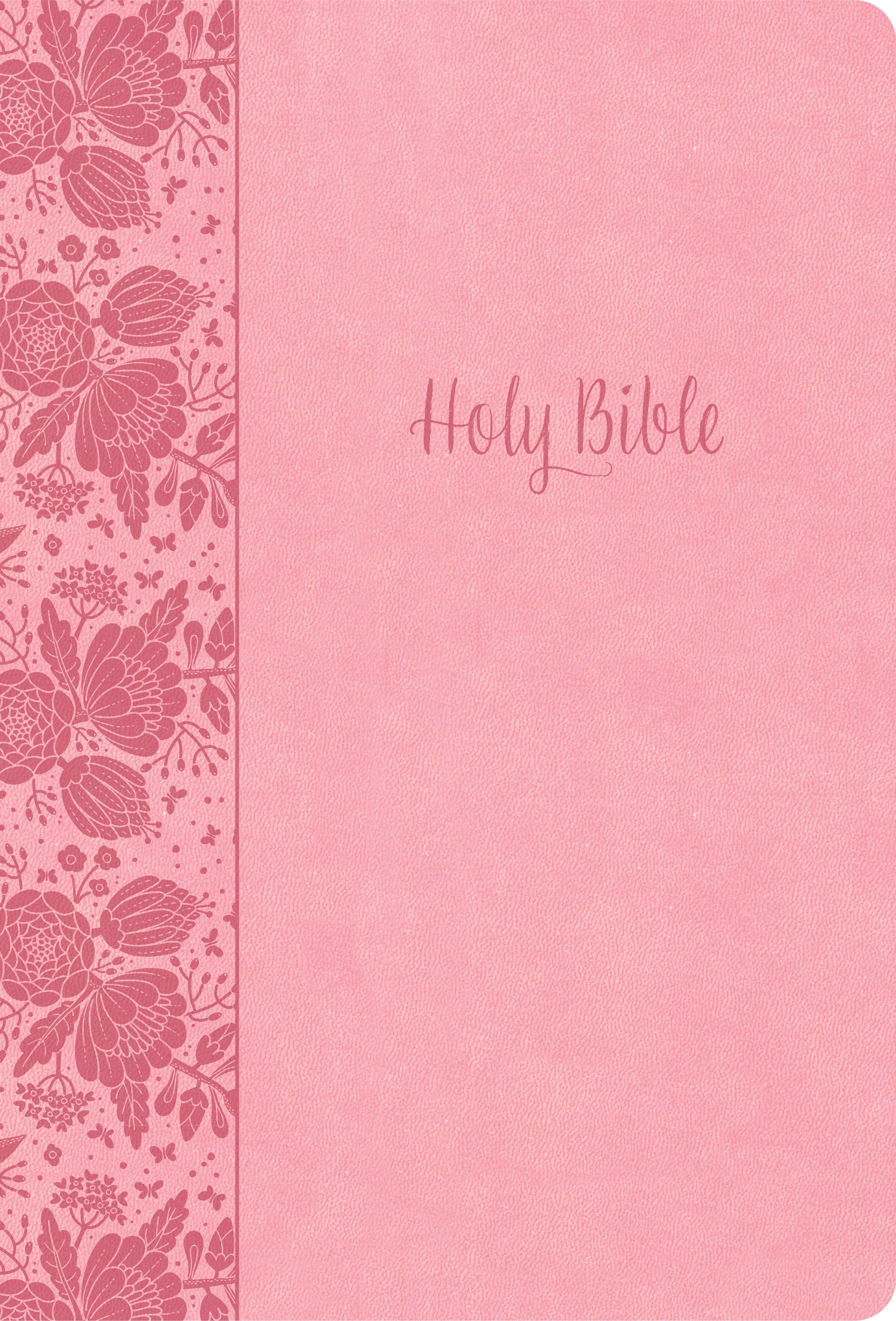 KJV Large Print Thinline Bible Value Edition, Soft Pink (Red Letter Edition)