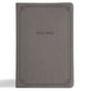 NASB Large Print Thinline Bible, Value Edition, Charcoal (Black Letter Edition)