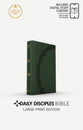 CSB Daily Disciples Bible Large Print Olive