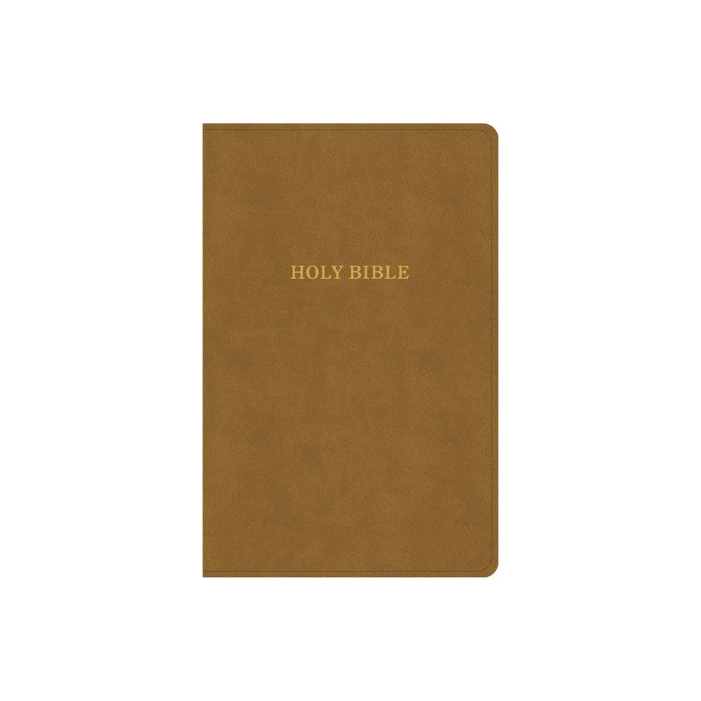 KJV Personal Size Giant Print Bible Camel (Red Letter Edition)