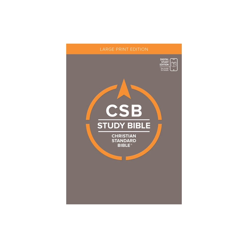 CSB Large Print Study Bible, Digital Study Edition (Red Letter Edition)