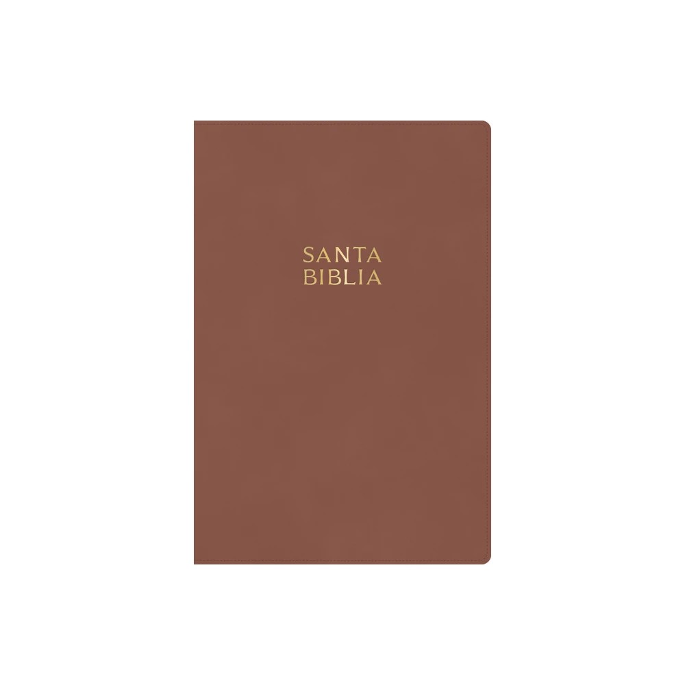 RVR 1960 Biblia Letra Gigante Café Madera con Indice (Red Letter, Spanish Edition)