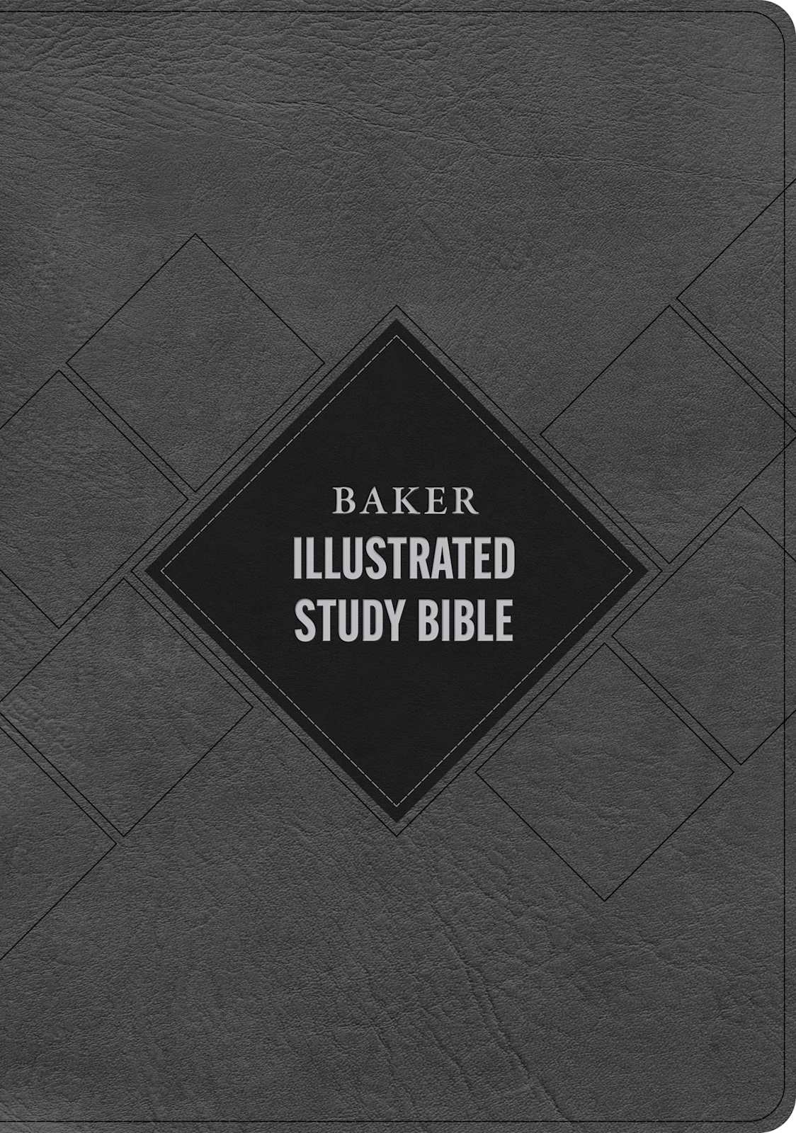 CSB Baker Illustrated Study Bible Charcoal Indexed (Red Letter Edition)