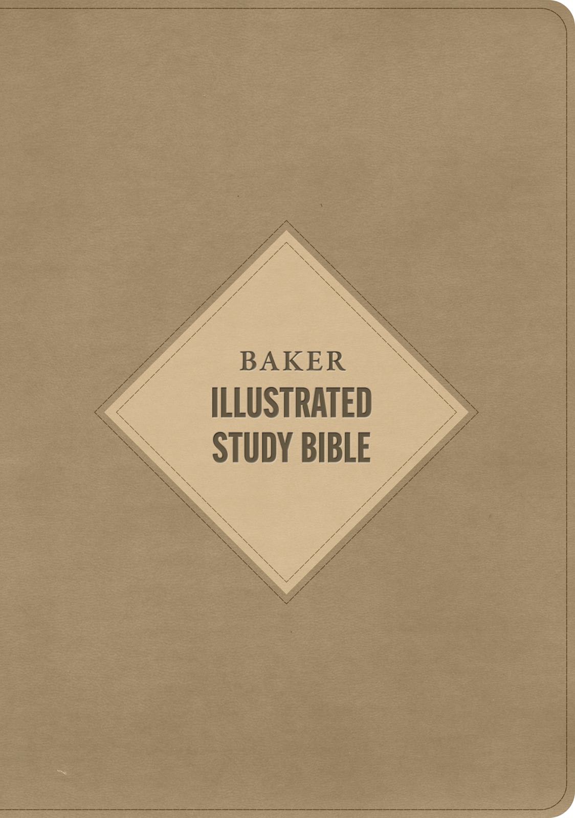 CSB Baker Illustrated Study Bible Kahki Indexed (Red Letter Edition)
