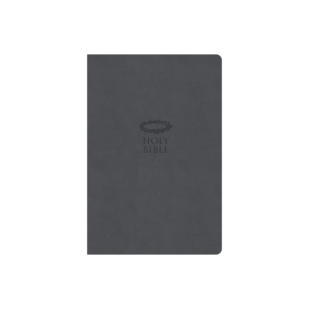 KJV Super Giant Print Reference Bible, Value Edition, Charcoal (Red Letter Edition)