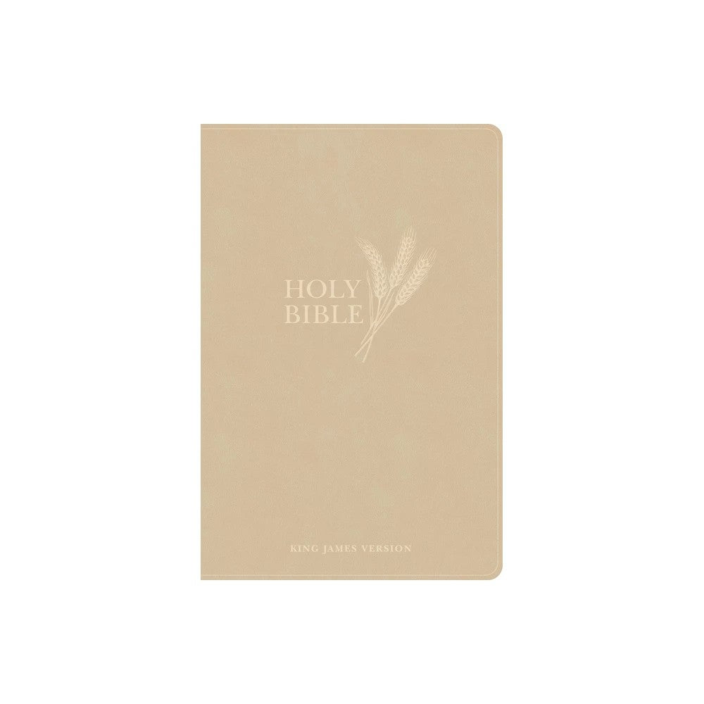 KJV Giant Print Reference Bible, Cream (Red Letter Edition)