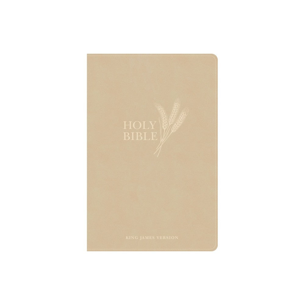 KJV Giant Print Reference Bible, Cream Indexed (Red Letter Edition)