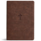 CSB Super Giant Print Reference Bible, Digital Study Edition, Brown (Red Letter Edition)