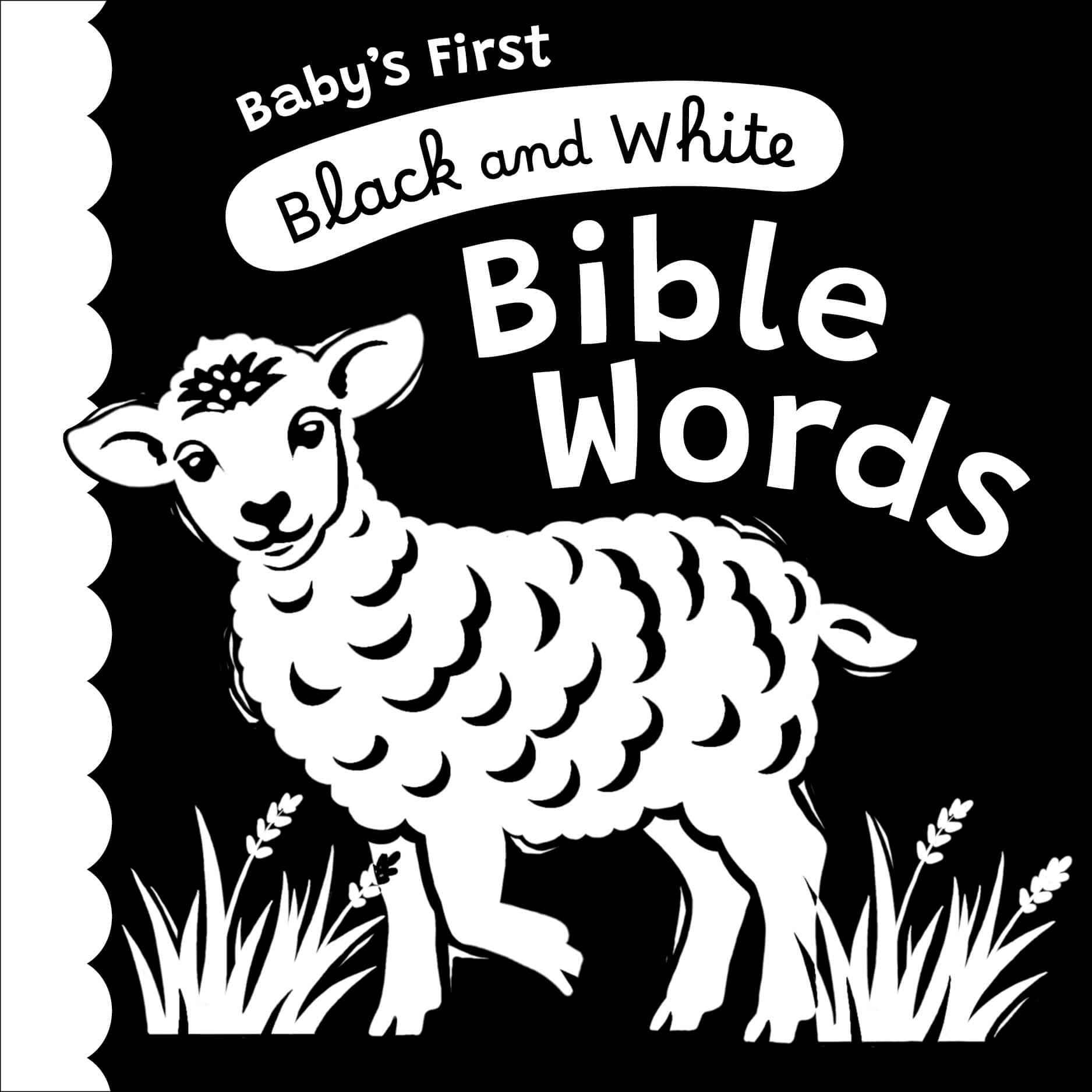 Baby’s First Black and White Bible Words: A High-Contrast Board Book