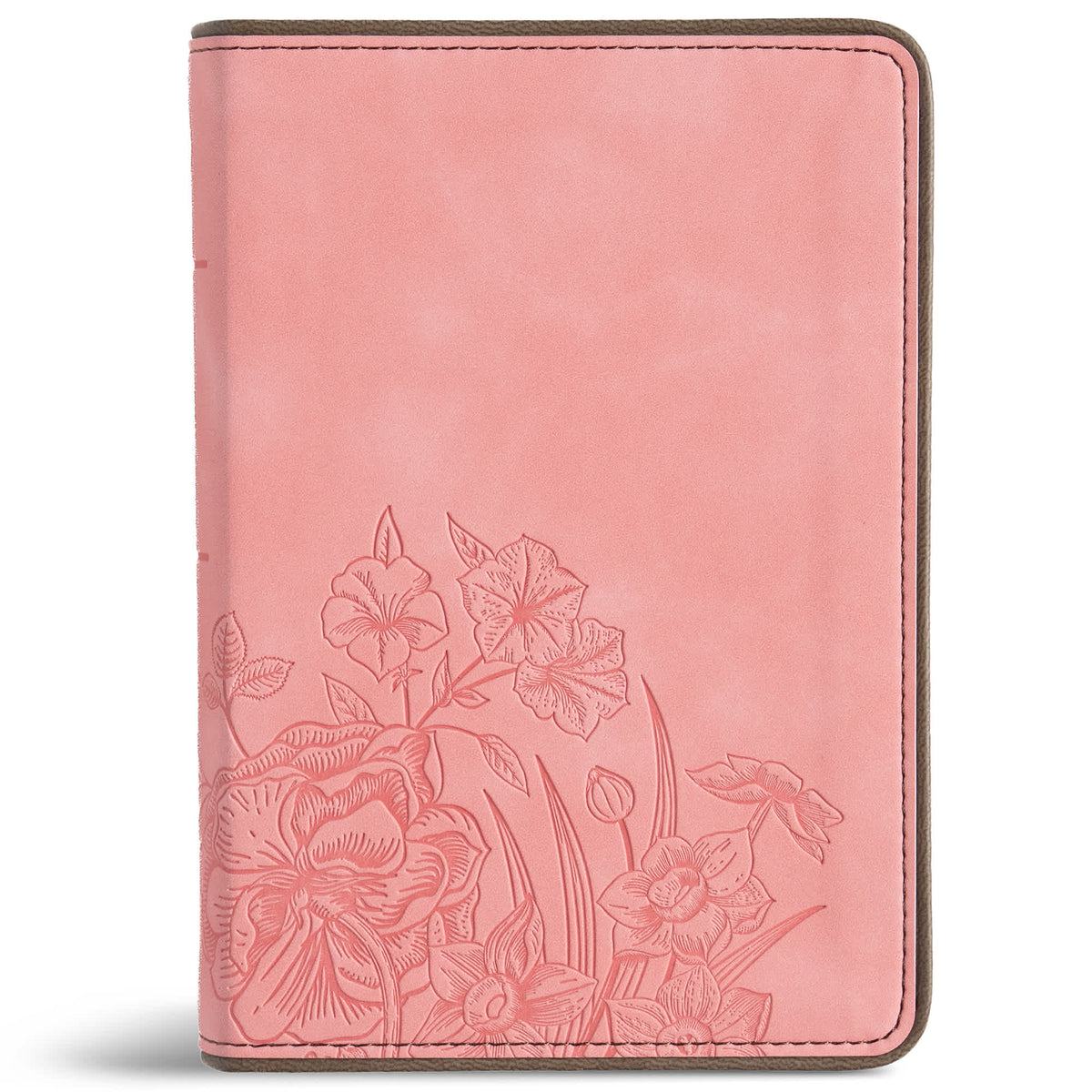 CSB Large Print Compact Reference Bible, Digital Study Edition, Pink Floral (Red Letter Edition)