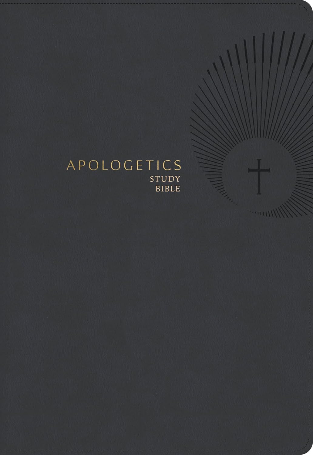CSB Apologetics Study Bible (2nd Edition), Easy-to-Read Charcoal (Black Letter Edition)