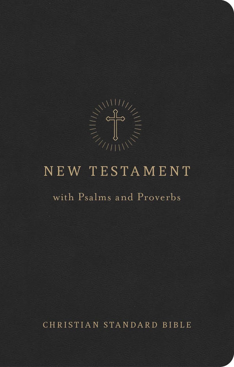 CSB Pocket New Testament with Psalms and Proverbs, Easy-to-Read Black (Red Letter Edition)