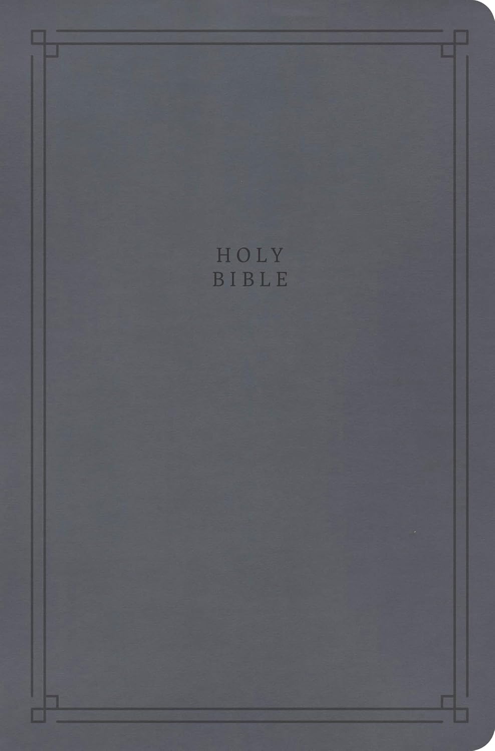 CSB Large Print Personal Size Reference Bible, Easy-to-Read Value Edition Charcoal (Red Letter Edition)