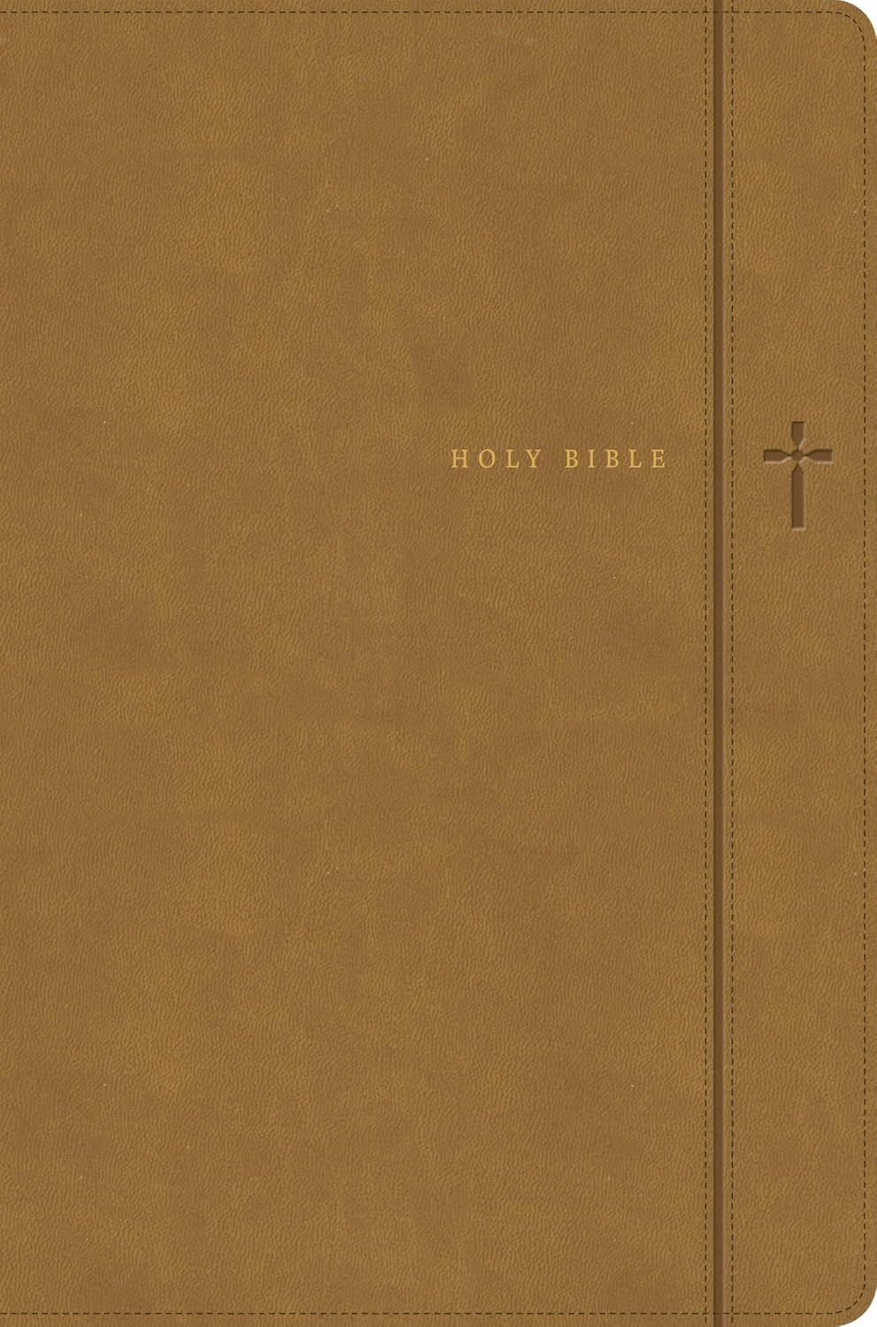 KJV Large Print Thinline Bible Camel (Red Letter Edition)