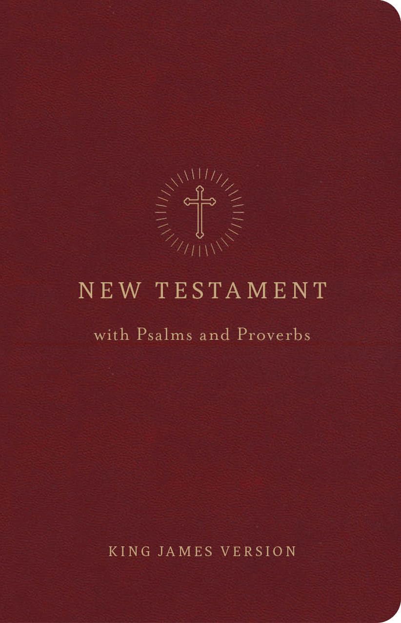 KJV Pocket New Testament with Psalms and Proverbs Crimson (Red Letter Edition)