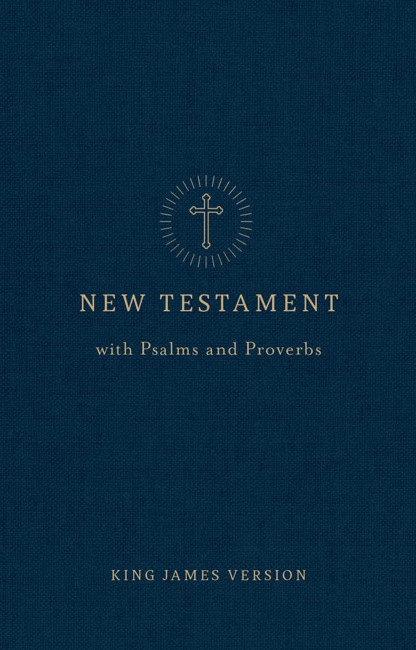 KJV Pocket New Testament with Psalms and Proverbs Navy (Red Letter Edition)