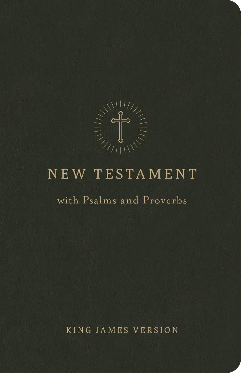 KJV Pocket New Testament with Psalms and Proverbs Olive (Red Letter Edition)