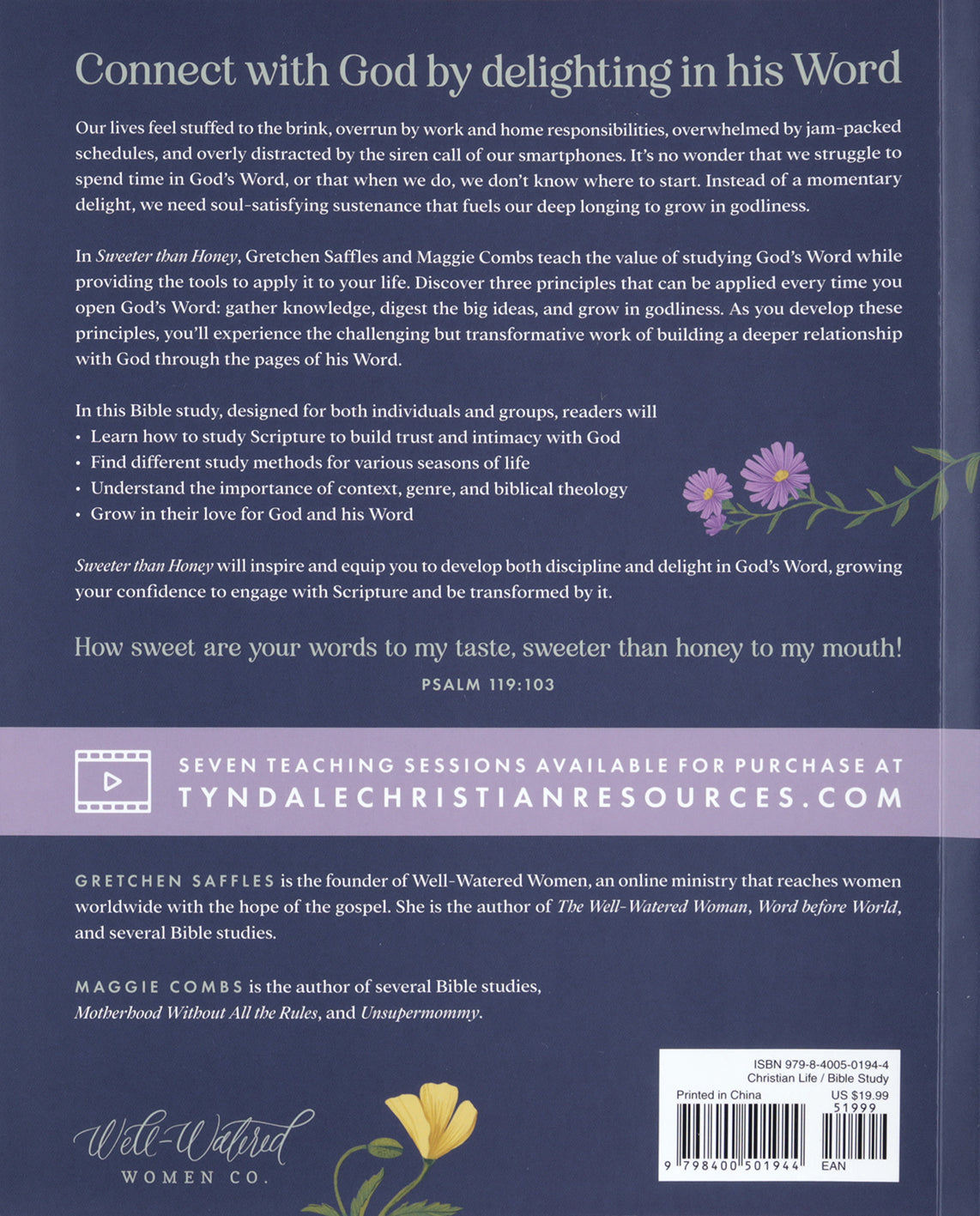 Sweeter than Honey: A Bible Study on Enjoying God in His Word