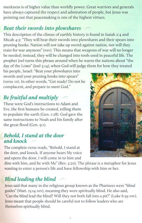 Famous Sayings from the Bible