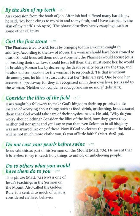 Famous Sayings from the Bible