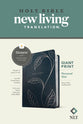 NLT Personal Size Giant Print Bible Filament Enabled Edition Navy Vines (Red Letter Edition)