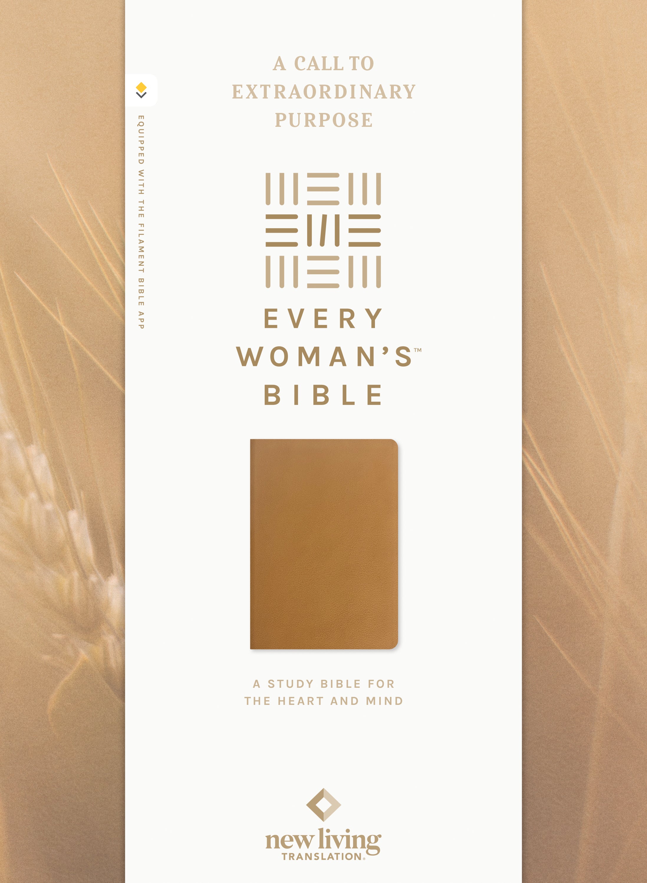 NLT Every Woman’s Bible Filament Enabled Camel (Red Letter Edition)