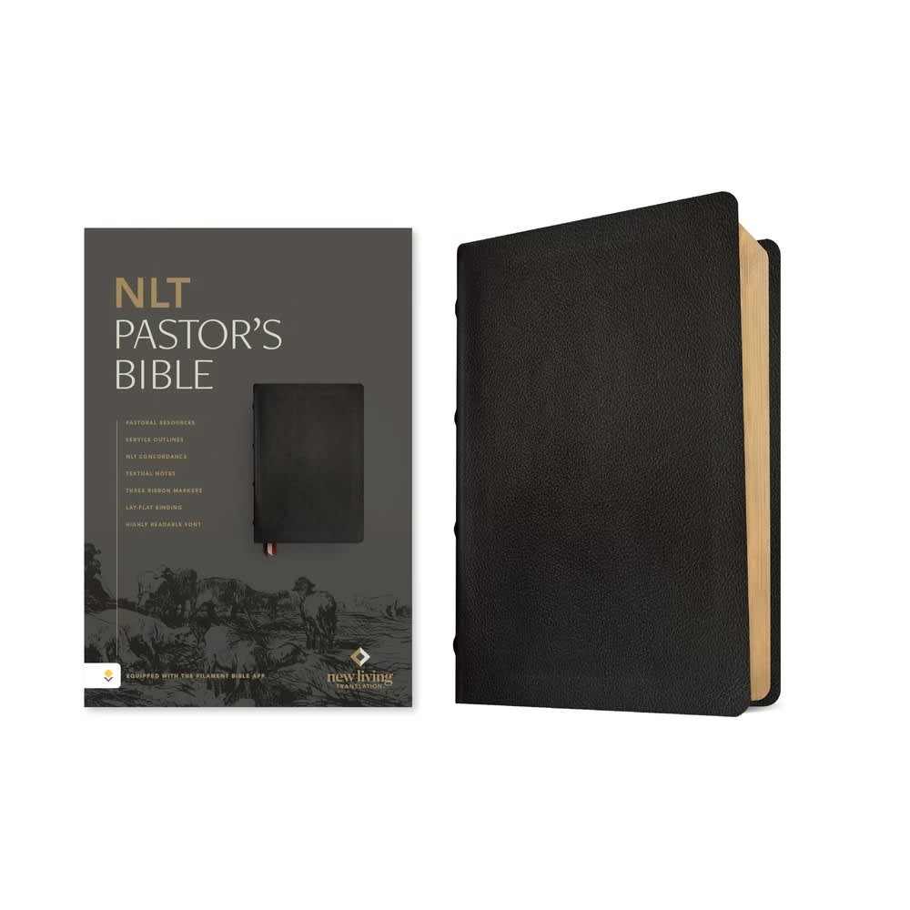 NLT Pastor's Bible Black (Red Letter Edition)