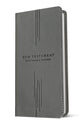 NLT Pocket Thinline New Testament with Psalms and Proverbs Charcoal Cross (Black letter Edition)