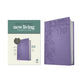 NLT Giant Print Bible Filament-Enabled Lavender Floral (Red Letter Edition)