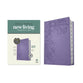 NLT Giant Print Bible Filament-Enabled Lavender Floral Indexed (Red Letter Edition)