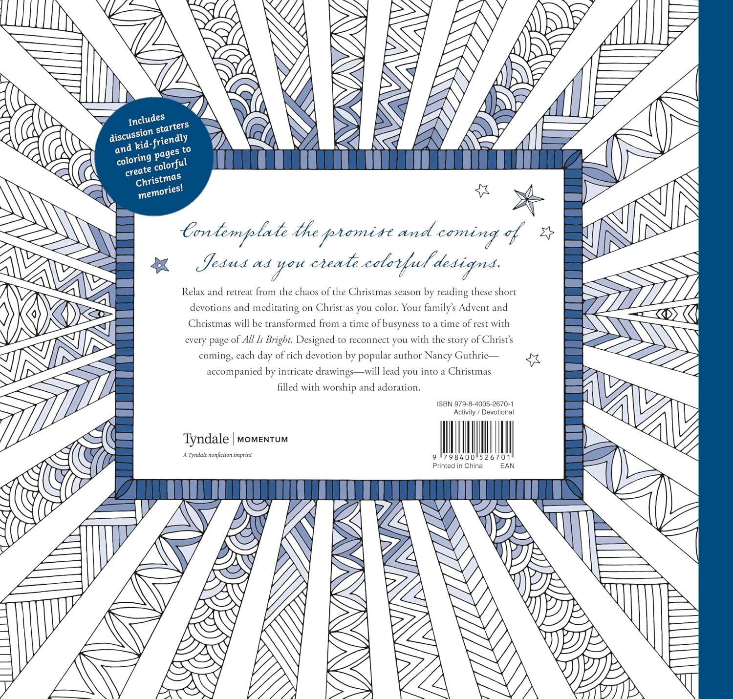 All Is Bright: A Devotional Journey to Color Your Way to Christmas