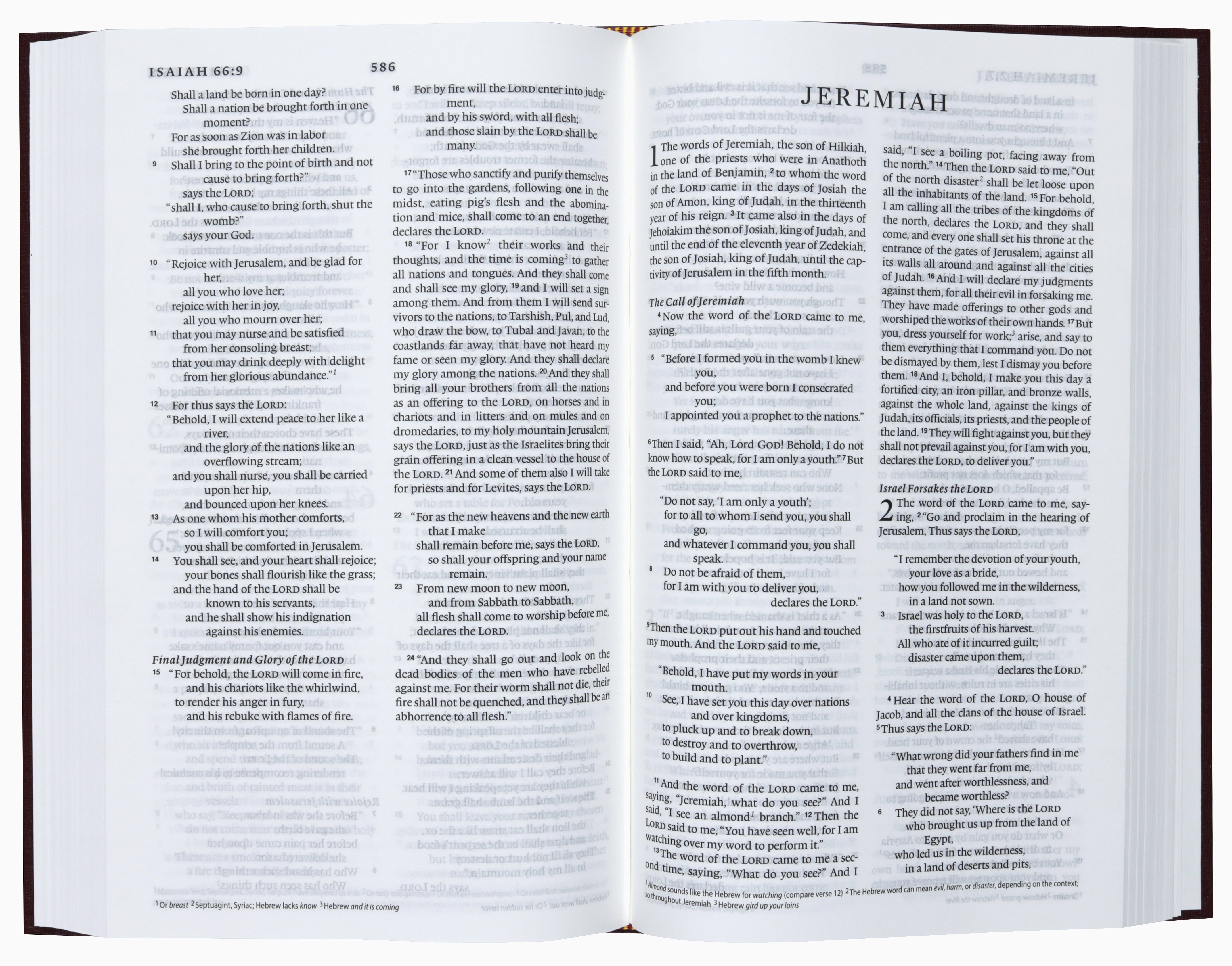 ESV Church Bible Burgundy (Black Letter Edition)