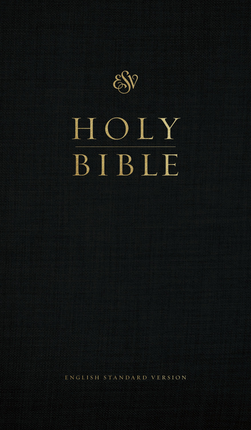 ESV Church Bible, Large Print, Black