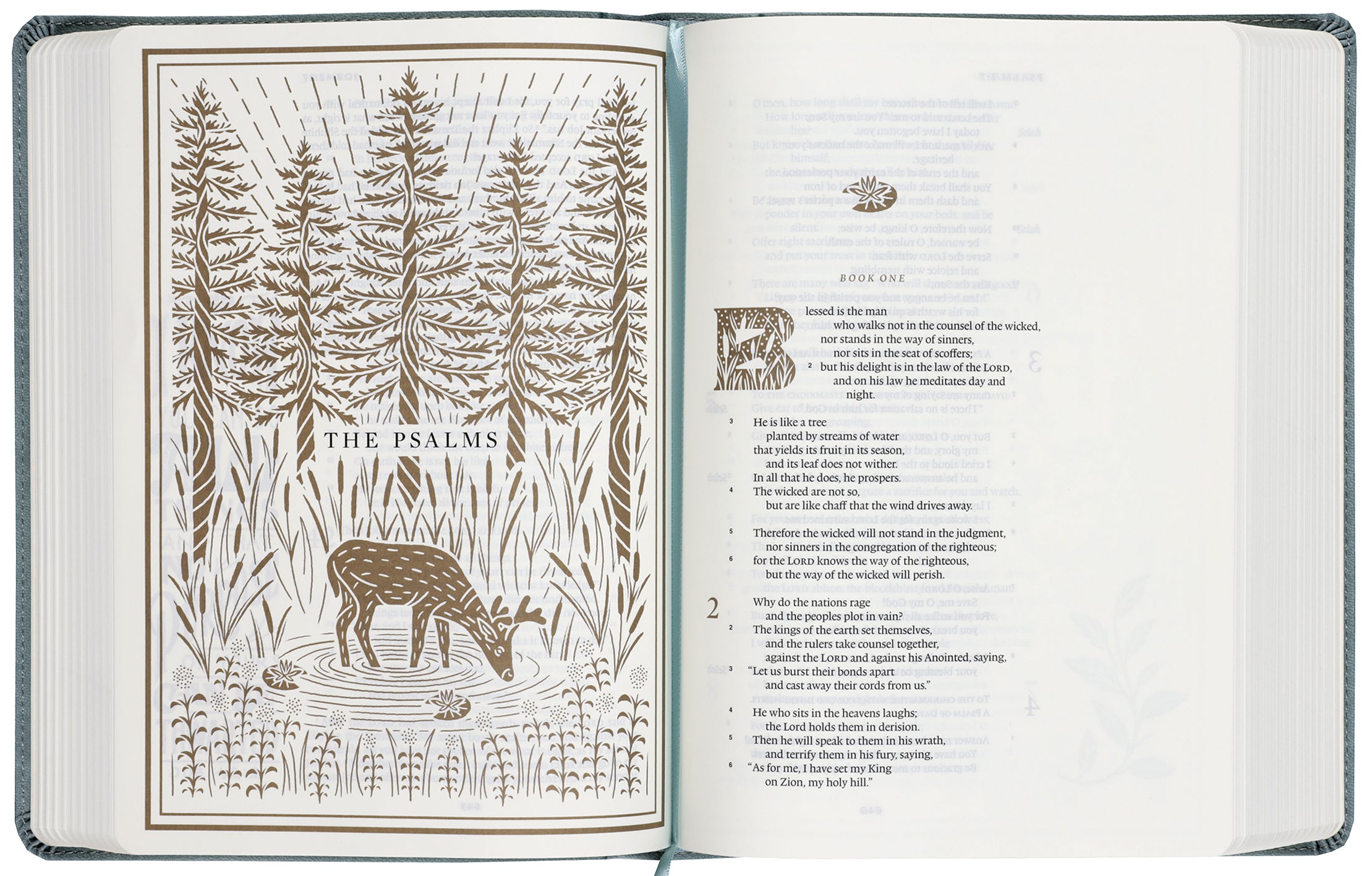 ESV Illuminated Bible, Art Journaling Edition (Paris Sky, Colossians 3:16 Design)