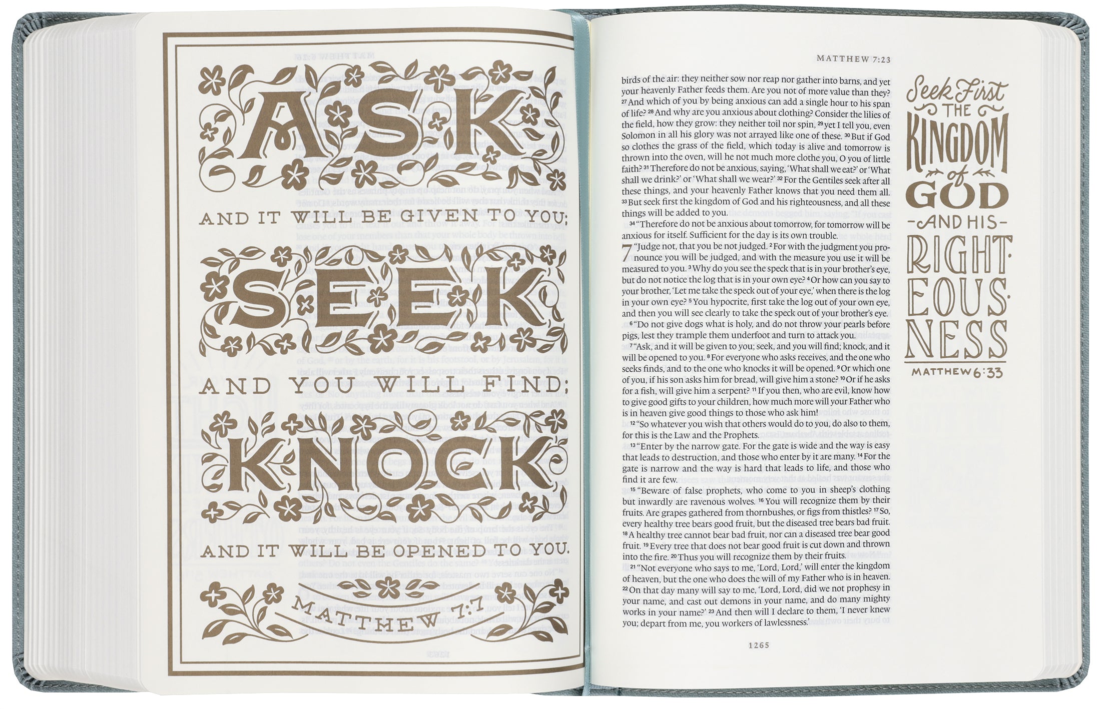 ESV Illuminated Bible, Art Journaling Edition (Paris Sky, Colossians 3:16 Design)