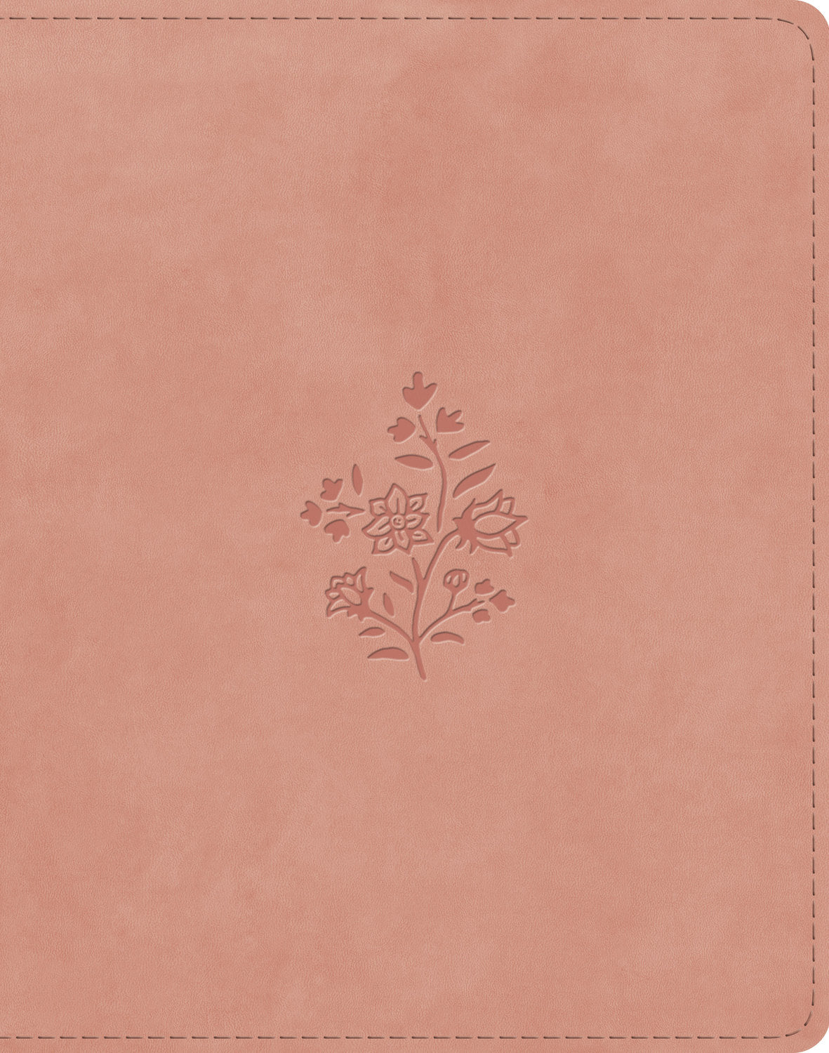 ESV Single Column Journaling Bible, Blush Rose (Wildflower Design)