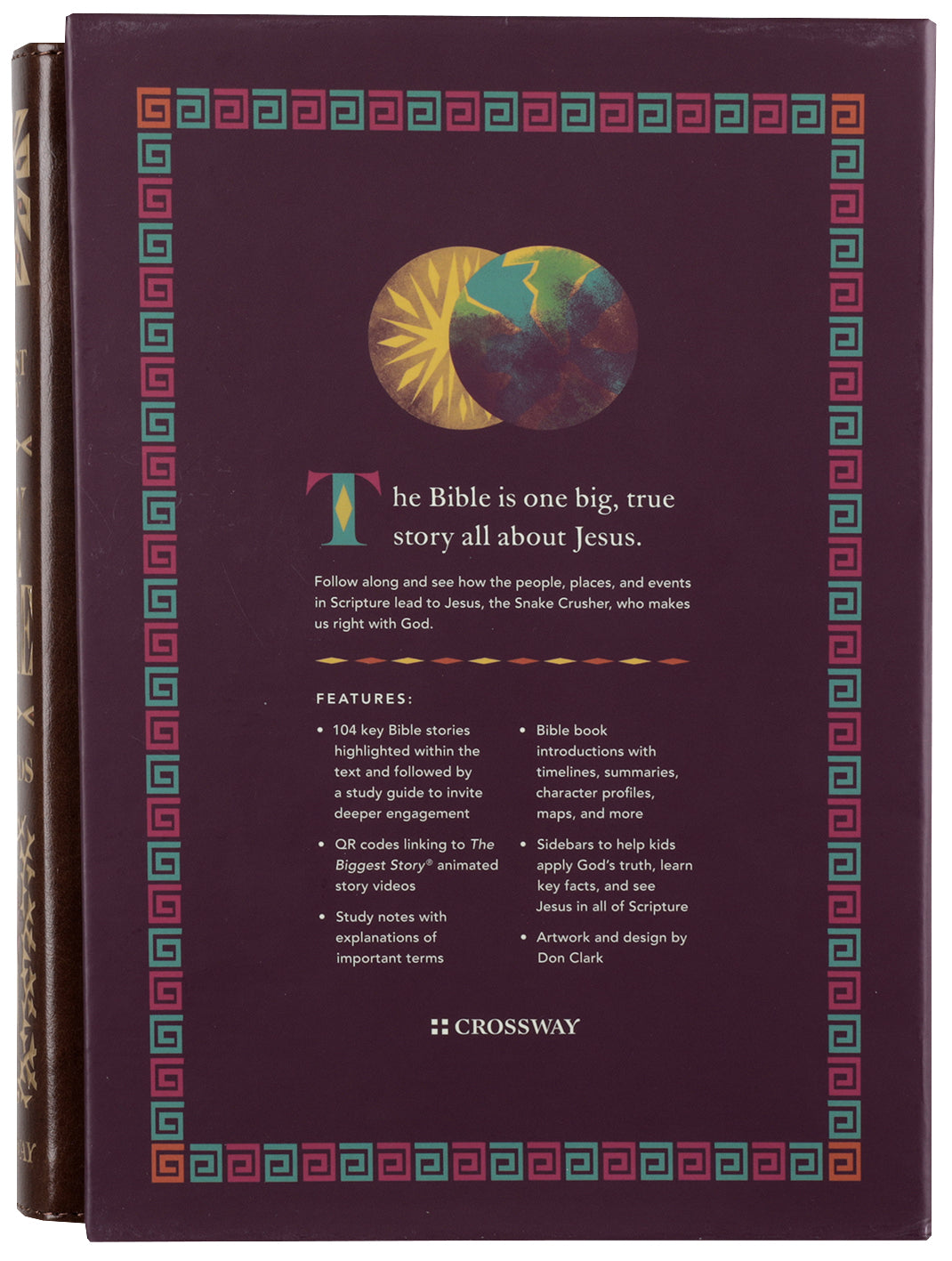 ESV The Biggest Story Holy Bible for Kids Brown Living Hope Design Indexed (Black Letter Edition)