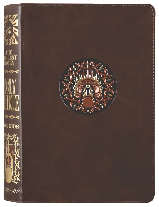 ESV The Biggest Story Holy Bible for Kids Brown Living Hope Design Indexed (Black Letter Edition)