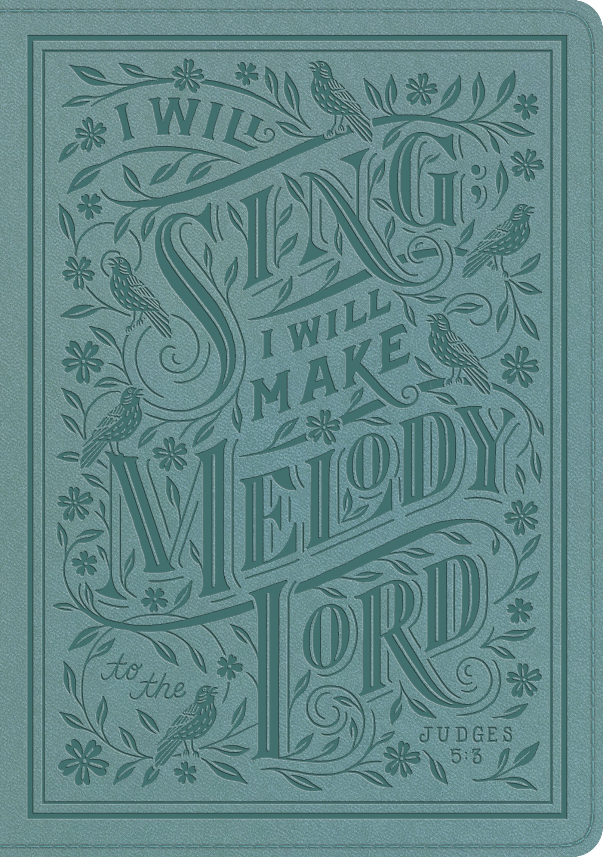 ESV Single Column Journaling Bible Paris Sky (Judges 5:3 Design)