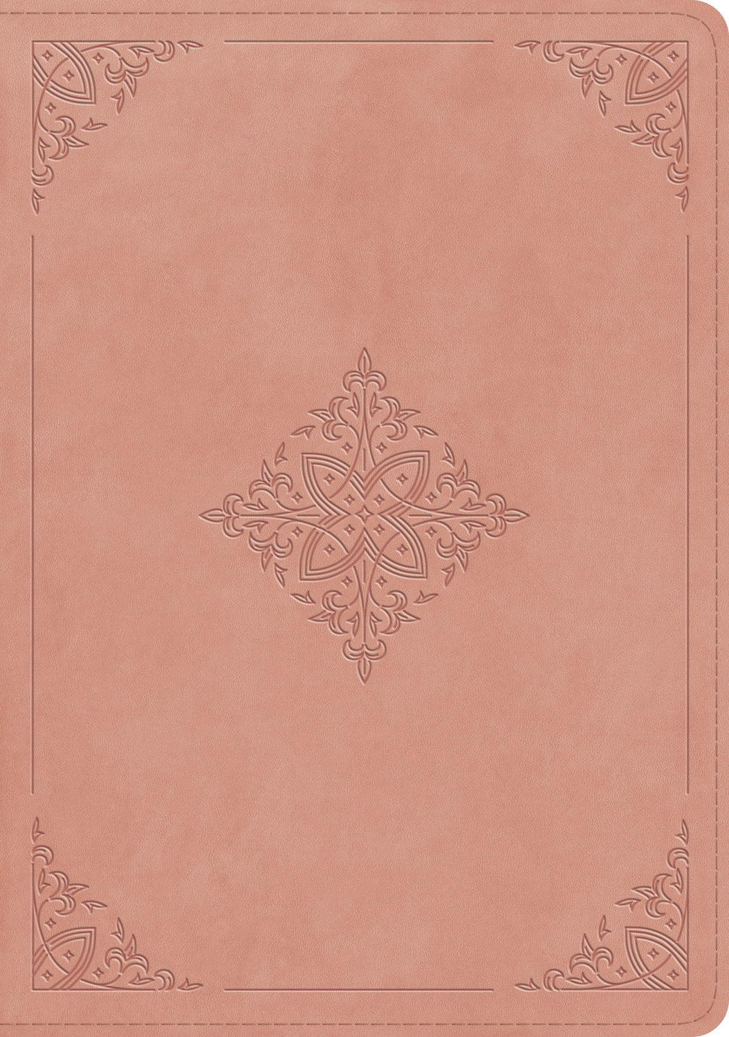 ESV Study Bible Blush Rose Fleur-de-lis Design (Black Letter Edition)