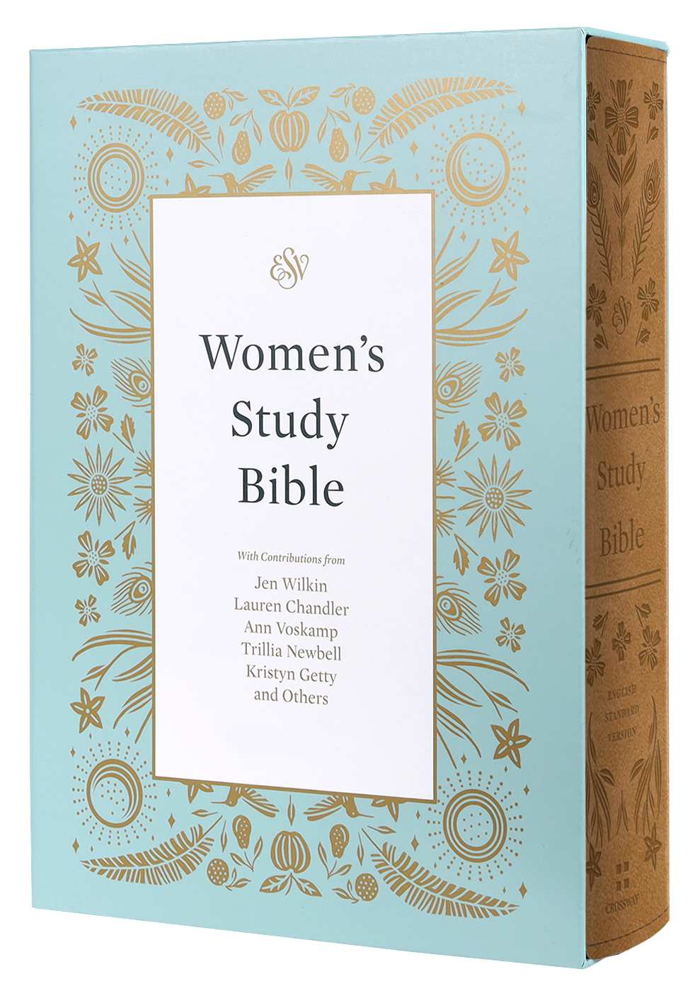 ESV Women's Study Bible Nubuck Caramel (1 Chronicles 16:34 Design)