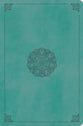 ESV Value Compact Bible Turquoise Emblem Design (Black Letter Edition)