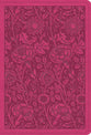 ESV Large Print Compact Bible Berry Floral Design (Red Letter Edition)