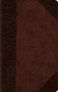 ESV Large Print Compact Bible Brown/Walnut (Red Letter Edition)