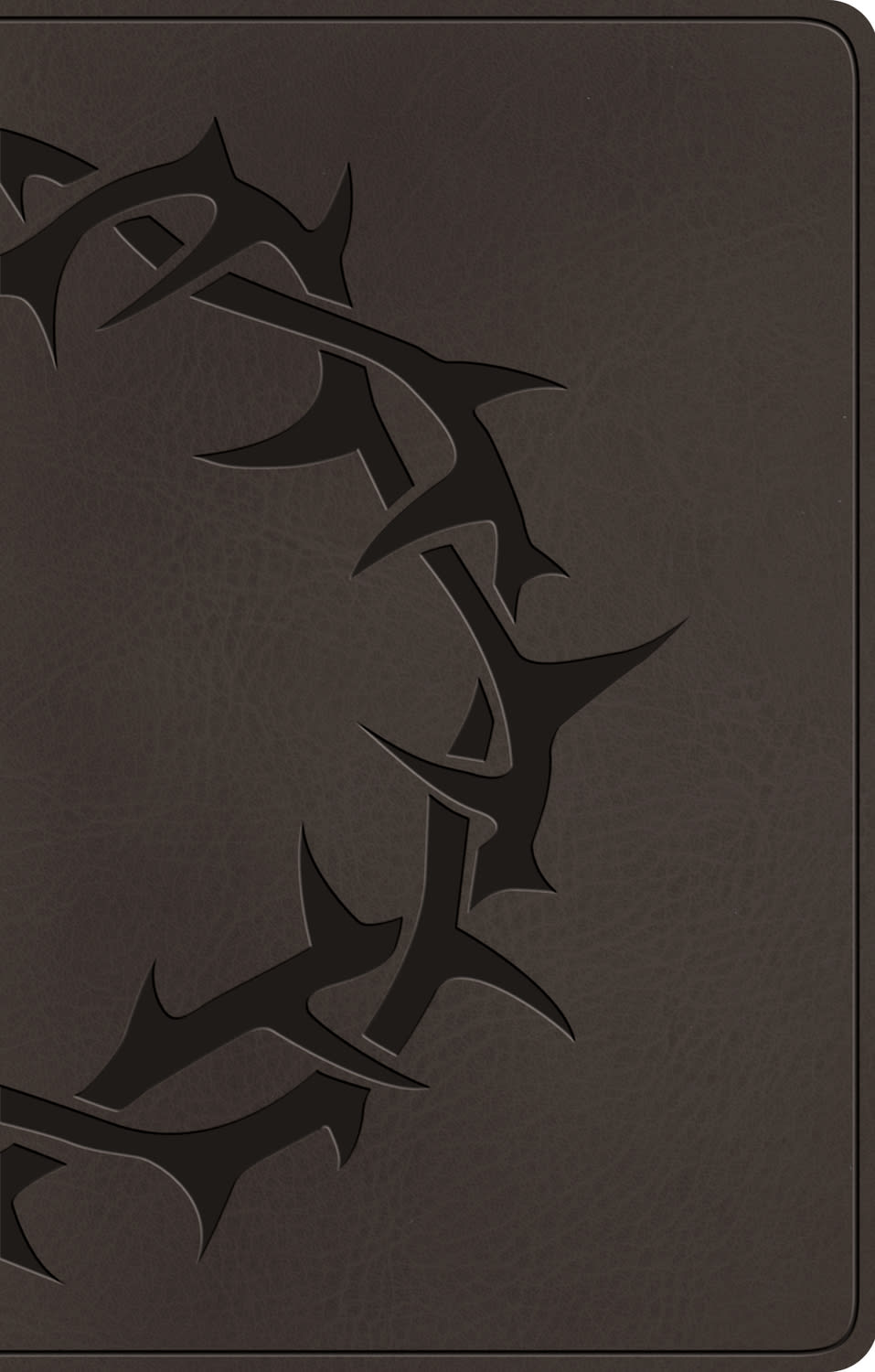 ESV Premium Gift Bible Charcoal Crown Design