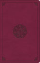 ESV Premium Gift Bible Raspberry Emblem Design