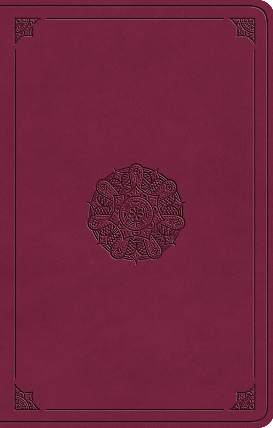 ESV Premium Gift Bible Raspberry Emblem Design