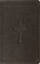 ESV Value Thinline Bible Charcoal Celtic Cross Design (Black Letter Edition)
